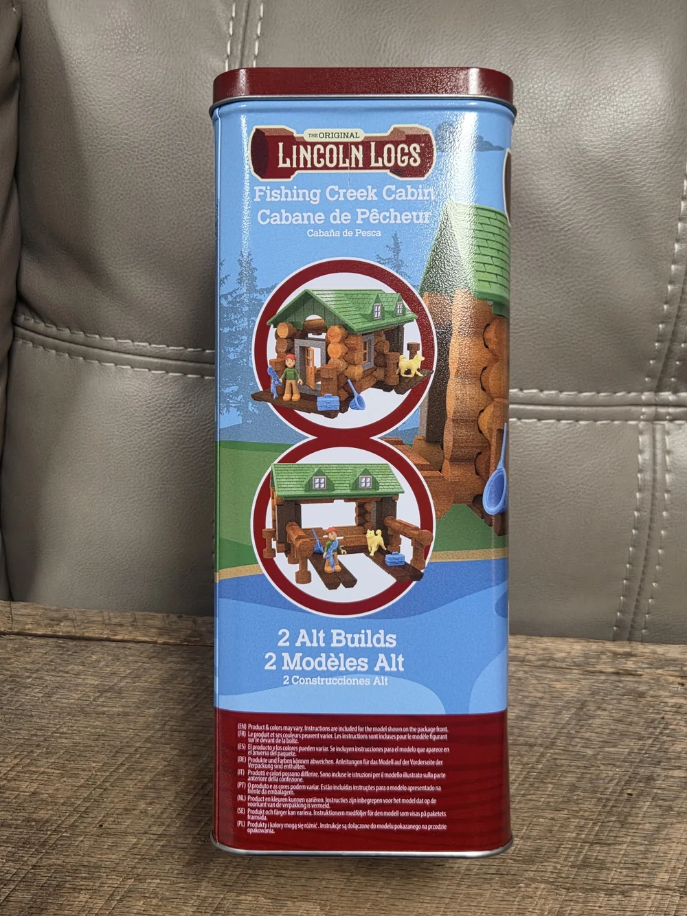 The Original Fishing Creek Cabin Building Set - Blue/Green